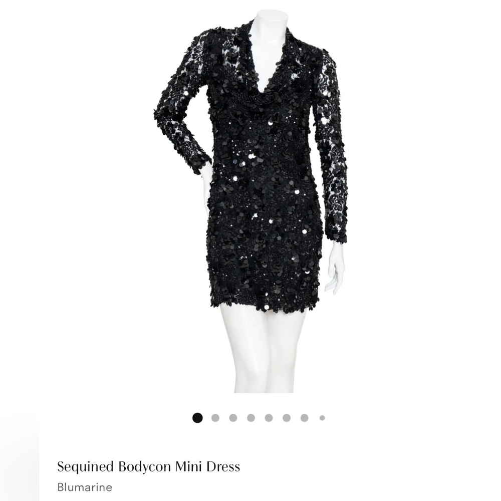 Blumarine sequins dress